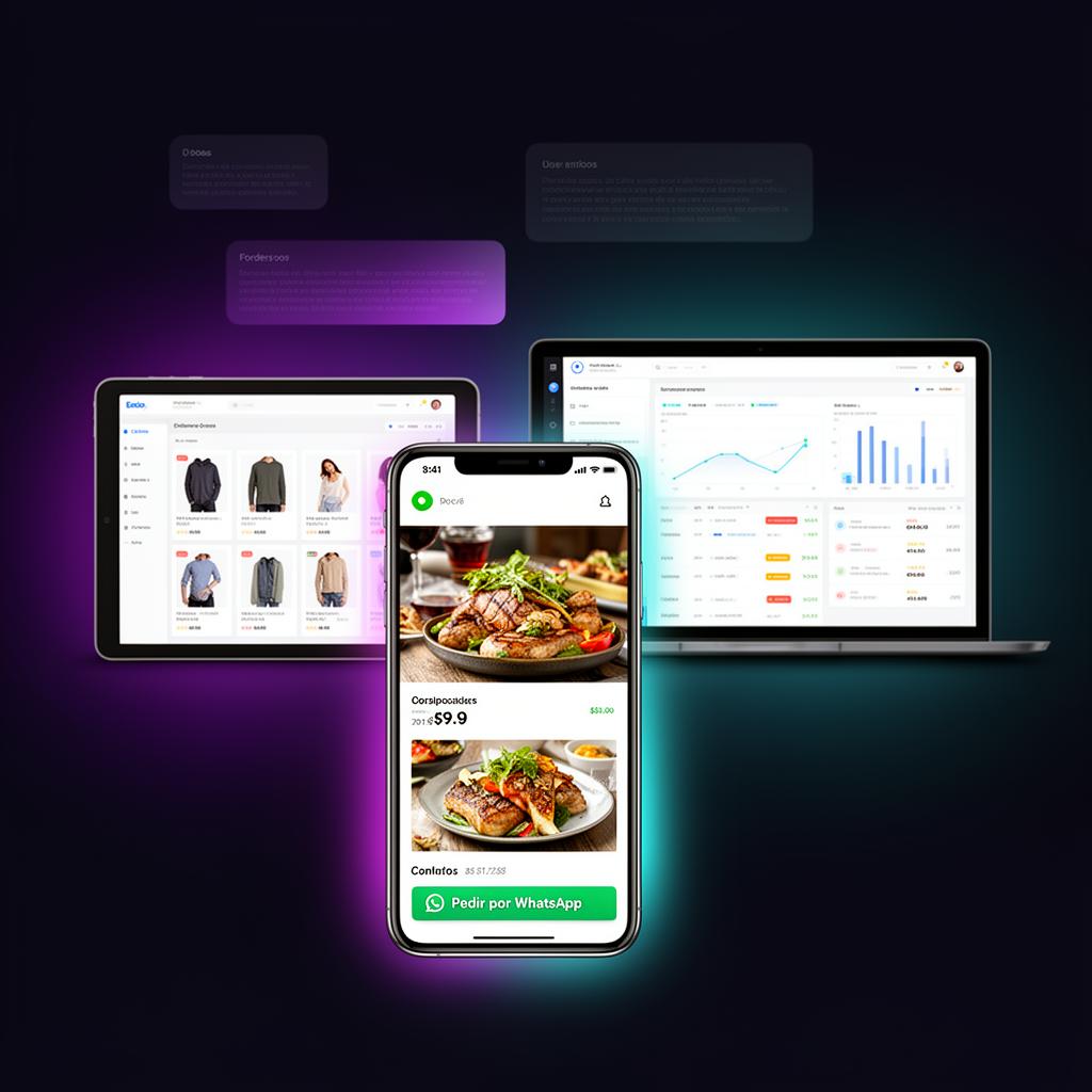 Menús digitales, catálogos online y panel de gestión para comercios